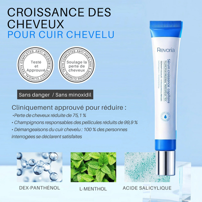 Revoria© Sérum Capillaire – Stimule la Pousse & Renforce les Cheveux